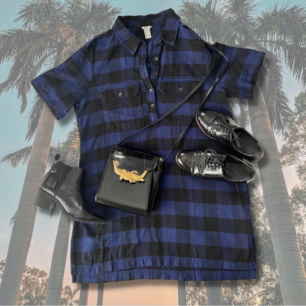 Forever21 Flannel Dress Size L